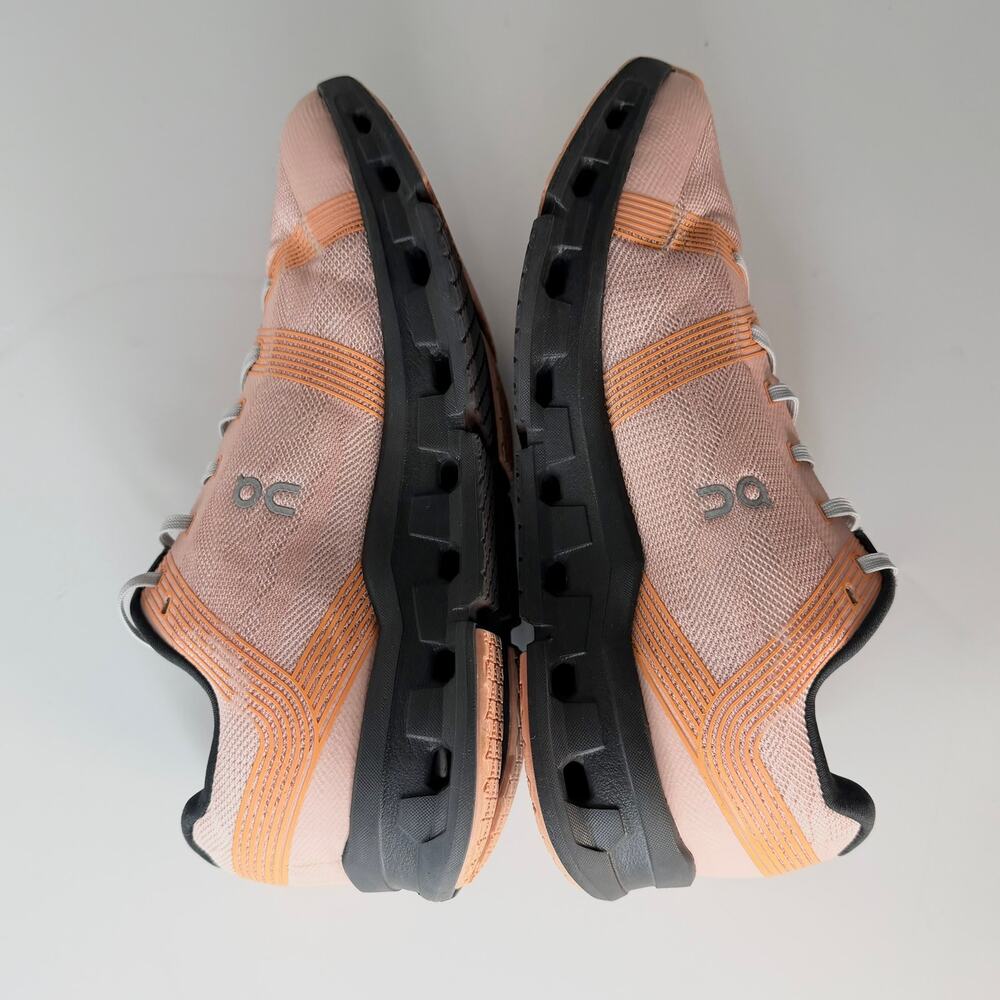 On Cloud Cloudrgo Running Sneakers Shoes Orange Black 55.98622 Women 10.5 - Picture 6 of 13